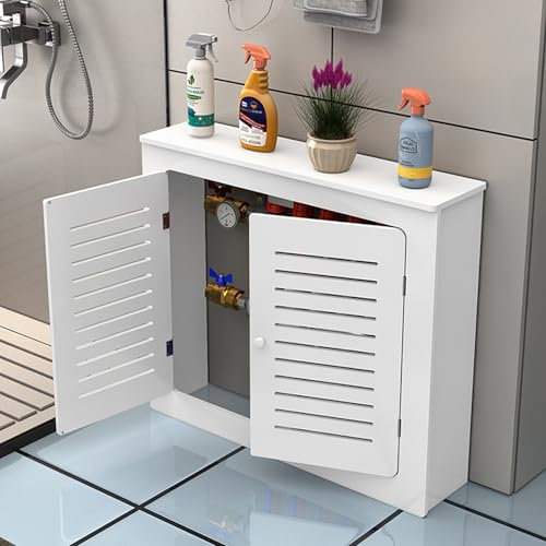 Radiator Cover, Modern Radiator Covers, Wooden Radiator Cover, Radiator Covers With Storage Table And Doors, Heater Covers For Home, Floor-Standing Radiator Covers For Home For Living Room, Bathroom(1