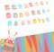 YPREWY Rabbit Press On Nail Easter Self Adhesive Press On Nails For Kid Pre-glue False Nails Cute Rabbit Pattern Safety