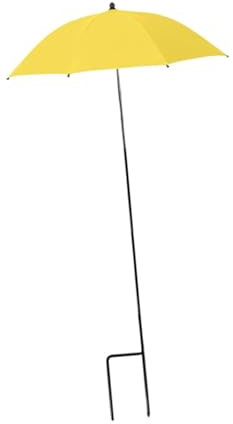 F Fityle Parasol de Protection des Pantes, Parapluie du Soleil, Housse pour Plantes en Pot avec Protection UV, Couvercle de Parole Soleil Pour Cour, Patio, Jardin, Jaune