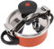 Stainless Steel Pressure Cooker, 2L Double Bottom Pressure Cooker for Gas Stoves Induction Stoves