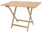 TAVOLO TAVOLINO PIEGHEVOLE BIRRERIA LEGNO NATURALE RICHIUDIBILE 60x80 CM CAMPEGGIO GIARDINO CASA