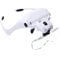 Wallfire Kopflupe Brille Kopfhalterung Lupe Brille mit LED-Licht zum Lesen Professionelle Kopfbandlupe Hände frei für Juweliere Handwerk