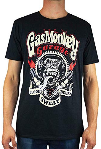 Gas Monkey Garage Blut, Schweiß und Bier Zündkerzen Herren T-Shirt