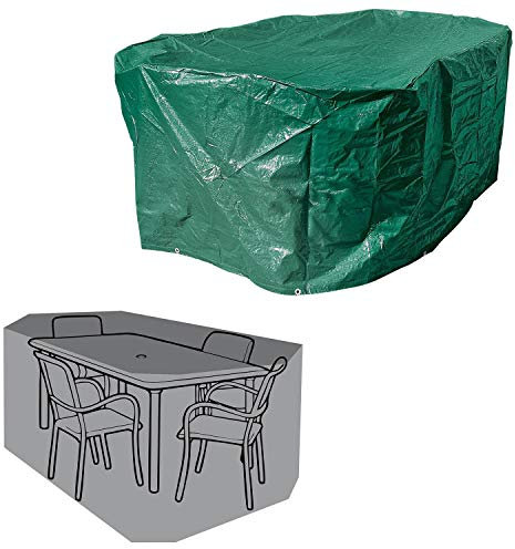 Parkland Oval Garden Furniture Cover, Lightweight and Durable Outdoor Waterproof Cover for Garden Table and Chairs L213 x W132 x H74cm