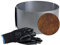 ESTEXO Bordure de pelouse élégante - Bordure de parterre surélevée - En acier Corten - 5 ou 10 m - Pour parterre de fleurs et légumes - 15 cm x 10 m