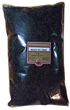 SABOREATE Y CAFE THE FLAVOUR SHOP Thé Rouge Pu Erh Yunnan en Vrac en Feuilles Entières Infusion Naturelle Amincissante 500 gr