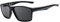 ICECUBE Carmel polarisierte Sonnenbrille für Damen und Herren, UV400-Schutz, rutschfest, leicht (Mat.BLK/Grey Mirror)