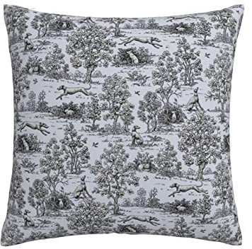 Kissenbezug für Windhunde, weicher und bequemer doppelseitiger Plüsch-Kissenbezug, geeignet für Zuhause, Sofa, Auto-Kissen, 45 x 45 cm