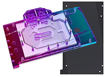 Copper GPU Water Cooling Block GPU Waterblock Graphics Card Water Cooling Block for Gigabyte Aorus GeForce RTX 4090 Master Gaming (5V ARGB RBW Aura Effect LED Lights GPU Block with Backplate)