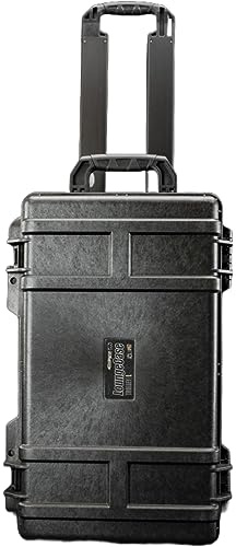 carplounge tackle LoungeCase Trolley L | Black | 55x35x24cm | incl. Foam