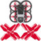 Master Airscrew 4-blatt Upgrade Propeller kompatibel mit DJI Avata - Rot, 4 Stück