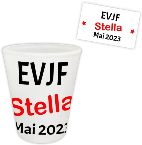 Shooter 45mL personnalisable EVJF EVG - Cadeau original mariage