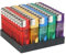 ezkart | Pack of 50- Multipack Assorted Coloured Lighters with Adjustable Flame Lighter (50)