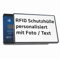 Indigos UG - RFID Schutzhülle schwarz für 2 Karten - personalisierte Geschenke mit Ihrem Foto und Text - Kartenhalter gegen Skimming Bankkarte - RFID-Blocker Kreditkartenhülle abgeschirmt