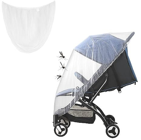 JOCXZI 1 kinderwagen moskitonetz - Universal Insektenschutz für Kinderwagen mit Praktisch Doppelten Reißverschluss luftiger Kinderwagen Insketenschutz passt für Kinderwagen/Bett oder Autositz