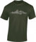 Wander Tshirt Herren : Alpengipfel - Kletter T-Shirt Männer - Geschenk für Wanderfreunde - Bergsteiger Ausrüstung (Army XXL)