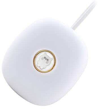 Cryfokt Coctelera Inteligente, Pantalla Digital LED, Reloj Despertador Vibratorio con Función de Repetición, Alarma Portátil de la Coctelera de la Cama, Reloj Despertador de Viaje