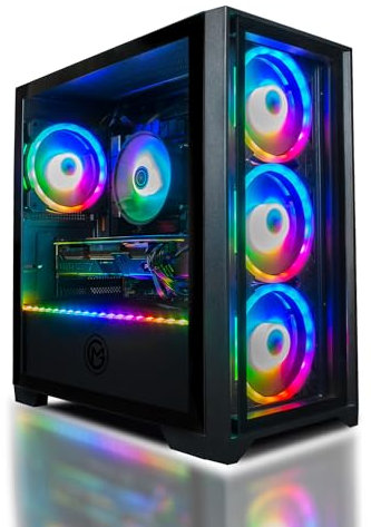 GameMachines Trinity - Gaming PC - AMD Ryzen 7 5800X - NVIDIA GeForce RTX 4060-1000GB SSD - 32GB DDR4 - WLAN - Windows 11 Pro