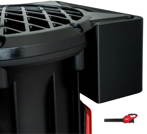 Wall Mount for Milwaukee M18 Fuel Leaf Blower | Compatible with Models 2724-20 and 2724-21 | Heavy Duty Hanger Hook Holder for Garage & Shed Organization | Mounting Bracket for Storage (Black)