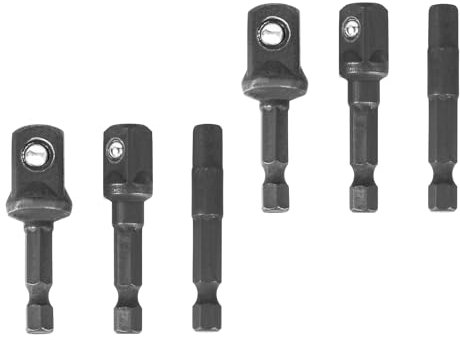 #E-01600 XPS Steckschlüssel-Adapter-Set, quadratisch, 5,1 cm, hochwertige und langlebige Ersatzteile für Makita-Chrom-Vanadium-Stahl, bequemer Transport für Schlagbohrmaschinen und Schraubendreher (2
