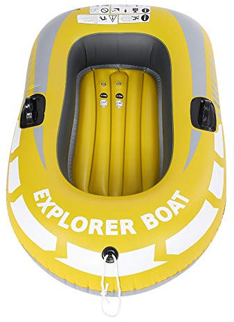 PerGar Aufblasbares Kajak, EIN-Personen-PVC-Ruder-Luftboot, Verdicktes Aufblasbares Kajak-Kanu, Reißfestes Angelkajak, Zum Angeln, Driften, Tauchen