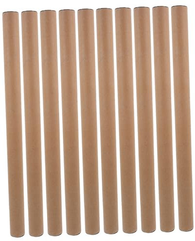 VILLFUL 10stücke Versandröhre Aus Papier Tragbare Posterröhre Lagerung Aus Papier Aufbewahrungsröhre Posterrahmen Posterhalter Posterröhre
