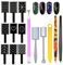 15Pcs Cat Eye Magnetic Nail Polish Kit,Nail Magnets Cateye for Nails Art, Double-Head Nail Magnetic Cat Eye Gel Nail Polish Magnet Wand Strong Suction Board Nail Manicure Tool Set for Nail DIY Salons.