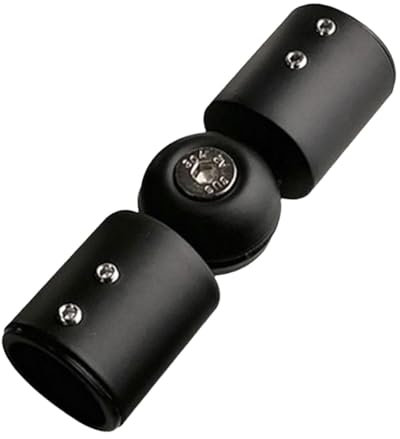 FytStycale Verstellbarer Eckverbinder für Vorhangstangen, Universalanschluss für Duschtüren, 19mm