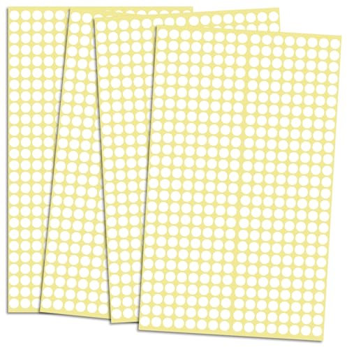 14280 Stück Klebepunkt Etiketten Rund 6mm Selbstklebende Mini Punkt klebepunkte Aufkleber Bunt Markierungspunkte Klebepunkte Etiketten für Home Office Supplies Büro Schule Kalender und zum Basteln