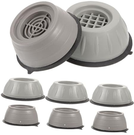 Operitacx 8 PCS Anti Vibration Mat Set Shock-absorbing Foot Pads for Washing Machine Refrigerator Non-slip Heightening Pad for Appliance Stability