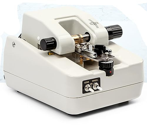 XNXYSMKJ Optical Lens Groover,Automatic Optical Eyeglass Lens Grooving Machine,Grooving Depth 0-0.7mm,for Resin/Glass/PC,for Optical Shop,Optometry Training Centers