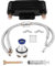 KIMISS Kit raffreddamento radiatore olio motore moto Radiatore per CB CG 100CC-250CC(85ML- nero)