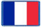 French Flag Fridge Magnet - Large Size (7cm x 4.5cm) - Gift Idea - Tourism