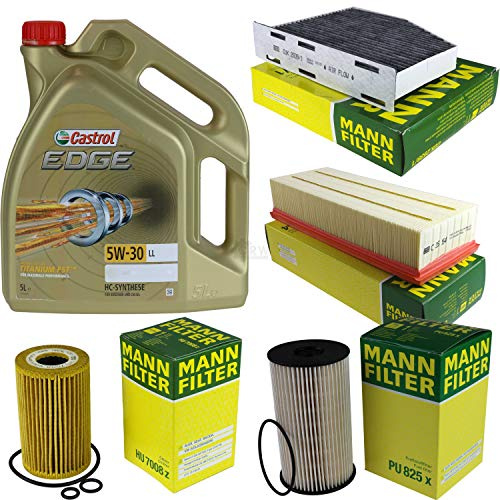 Set di filtri EDGE Titanium FST 5W-30 LL filtro abitacolo carburante aria