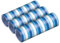 WOOOOZY Luftschlangen, blau Geringelt, 4m, 3 STK.