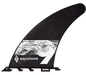 AQUATONE Pinna Centrale in Nylon Rinforzato 9 Unisex Adulto, Nero, Standard