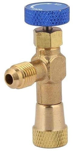 REPORSHOP - Gas bottle valve Refrigerant Charge 1/4 H 5/16 M Air Conditioning