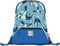 Baagl Turnbeutel für Mädchen, Wasserdichte Schuhbeutel für Kinder, Schule und Kindergarten Sportbeutel, Sportsack (Schwalben)
