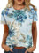 GFPGNDFHG Hemd Damen Spitze Tshirt Sommer CRIS Cross top langes Oberteil Oberteile sexy Wickelbluse was v Ausschnitt mit Aufdruck Tops