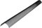 INEFA Griglia per protezione grondaia, protezione foglie plastica 83mm, 2m, nero Rete foglie, accessori per grondaie, Made in Germany