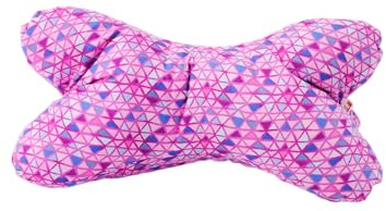 POWER INN Leseknochen groß ca. 44x23cm | Nackenkissen als Buchstütze und Lesekissen | 60° waschbar aus hochwertigem Designer-Druckstoff 100% Baumwolle (Baumwolle, Rosa)