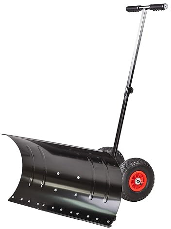 Schneeräumer, Schneeschieber, Schneeschild mit Räder DSS740R, Schild LxH 74x41 cm neigbar, Schneeschaufel, Schneeschippe