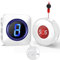 Wireless Pulsante Chiamata Emergenza, Pulsante di Chiamata Wireless di Caregiver Pager, SOS Pulsante di Plug-in Ricevitore Cercapersone per Paziente Anziano nel Sistema di Allarme Domestico