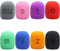 custom microphone cover Windshield foam cover microphone isolation shield Anchor Interview Headphones Windproof (round)