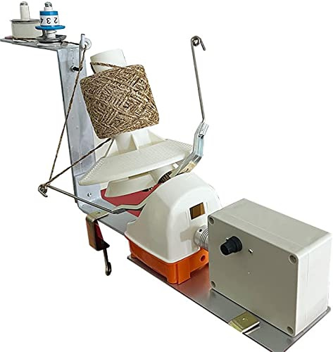 Yarn Ball Winder,Electric Yarn Ball Winder, Automatic Knitting Roller Twine,Automatic Knitting Roller Twine, Nylon Gears Yarn Ball Winder ​for Metal Yarn/Fiber/Wool/String