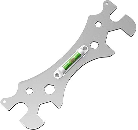 Firulab Llave de Ducha Multifuncional - Llaves de Nivelación Ángulo Curvo para Grifos, Cabezales, Tornillos Hexagonales - Instalación y Mantenimiento de Baño