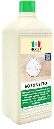 MARBEC ROBONETTO 1LT Détergent concentré pour robot lave-sols. Idéal pour le nettoyage ordinaire de la terre cuite, pierre, ciment, bois, grès etc