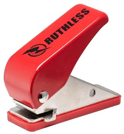 RUTHLESS Dart Flight Punch Pocket Size Easy to Use Darts Accessory, Red (X3026)