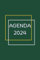 Agenda 2024: Agenda Settimanale Verticale 12 Mesi da Gen-Dic 2024, Settimana Su Due Pagine, Frasi Motivazionali, Spazi per Obiettivi, Note, Spese, Giochi, Colore Verde