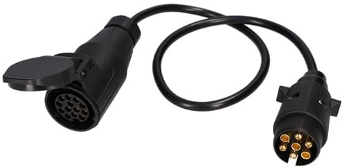 SAMETRUCK 12V Adapterkabel 7 polig auf 13 polig Verlängerungskabel 75cm PKW Anhänger KFZ